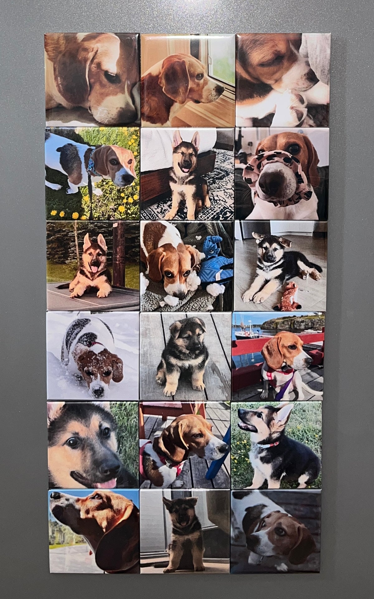 2" x 2" Square Photo Magnets